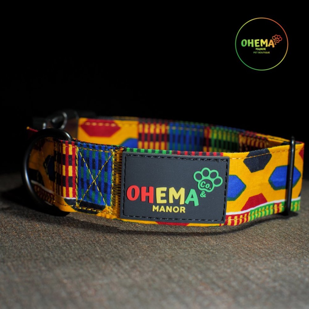 Makeda (African Print) Dog Collars